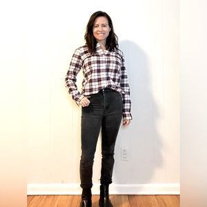 100% cotton flannel XS red